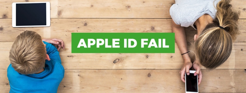 apple id fail